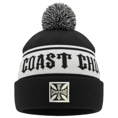 шапка,всички,шапки,west,coast,choppers,hockey,beanie,black,(black,white)