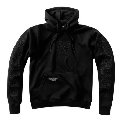 блуза,мъжки,пуловери,west,coast,choppers,tone,to,tone,dominator,full,zip,sweatshirt,black,(black)
