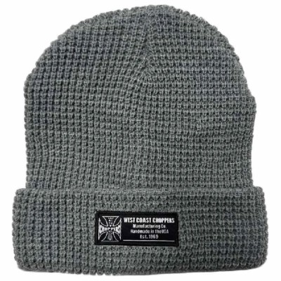 шапка,всички,шапки,west,coast,choppers,waffle,cuff,beanie,grey,(grey)