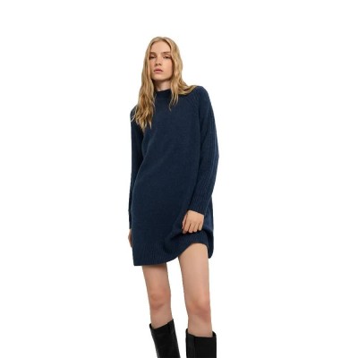 рокля,дамски,поли,и,рокли,pepe,jeans,adami,long,sleeve,short,dress,blue,(admiral,blue)