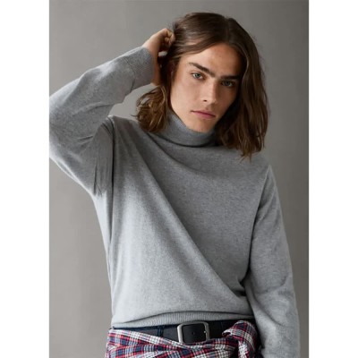 блуза,мъжки,пуловери,дамски,пуловери,pepe,jeans,andre,high,neck,sweater,grey,(marl,grey)