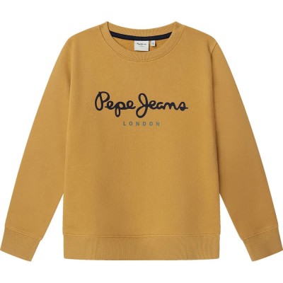 блуза,детски,блузи,pepe,jeans,art,sweatshirt,brown,(ochre,yellow)