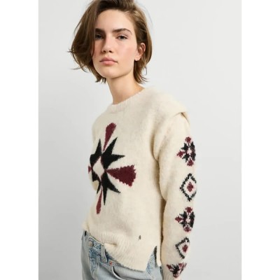 блуза,мъжки,пуловери,дамски,пуловери,pepe,jeans,audrey,sweater,beige,(mousse,white)