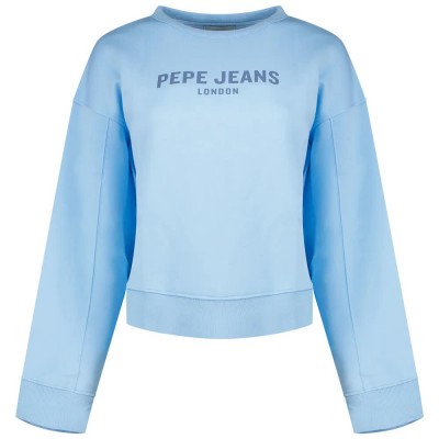 блуза,дамски,блузи,pepe,jeans,barni,sweatshirt,blue,(horizon,blue)