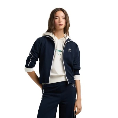 блуза,дамски,блузи,pepe,jeans,beret,full,zip,sweatshirt,blue,(dulwich,blue)