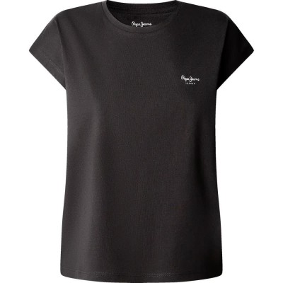 тениска,мъжки,тениски,дамски,тениски,pepe,jeans,blooma,short,sleeve,t,shirt,black,(black)