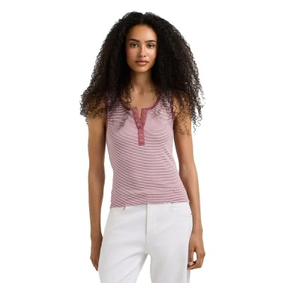 тениска,мъжки,тениски,дамски,тениски,pepe,jeans,cecilia,sleeveless,t,shirt,pink,(dark,blush,pink)