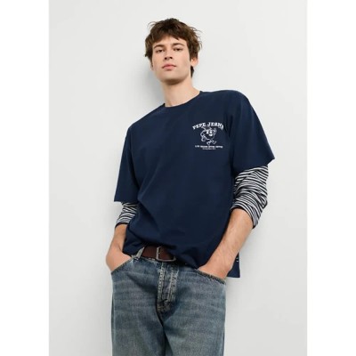 тениска,мъжки,тениски,дамски,тениски,pepe,jeans,coffeet,short,sleeve,t,shirt,blue,(dulwich,blue)