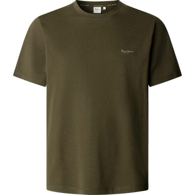 тениска,мъжки,тениски,дамски,тениски,pepe,jeans,contrast,connor,short,sleeve,t,shirt,green,(trench,green)