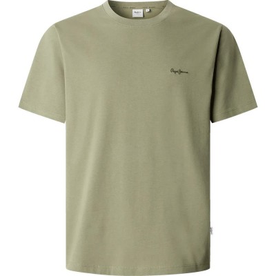 тениска,мъжки,тениски,дамски,тениски,pepe,jeans,contrast,connor,short,sleeve,t,shirt,beige,green,(washed,army,green)