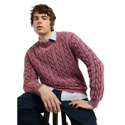 блуза,мъжки,пуловери,дамски,пуловери,pepe,jeans,draven,sweater,pink,(ruby,wine,red)