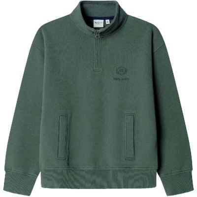 блуза,детски,блузи,pepe,jeans,dustine,half,zip,sweatshirt,green,(pine,green)