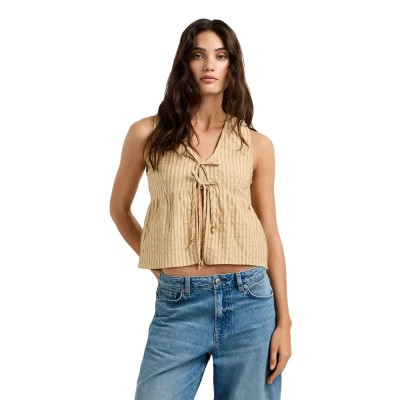 дамски,блузи,pepe,jeans,frances,sleeveless,blouse,beige,yellow,(vanilla,beige)