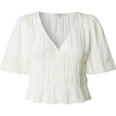 дамски,блузи,pepe,jeans,gar,short,sleeve,blouse,white,(mousse,white)
