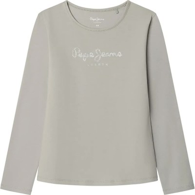 тениска,мъжки,тениски,дамски,тениски,pepe,jeans,hana,glitter,long,sleeve,t,shirt,grey,(cool,grey)