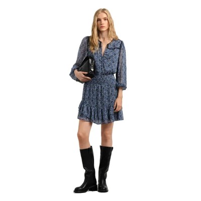 рокля,дамски,поли,и,рокли,pepe,jeans,heloyse,long,sleeve,short,dress,blue,(steel,blue)
