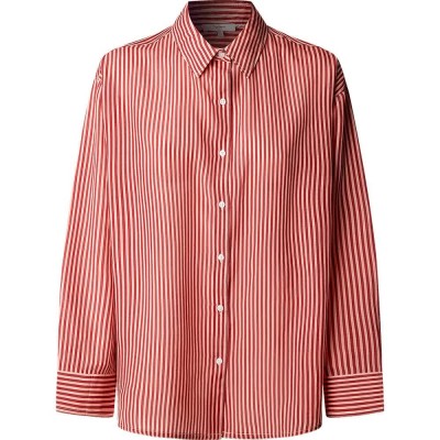 риза,с,дълъг,ръкав,дамски,ризи,мъжки,ризи,pepe,jeans,hilary,long,sleeve,shirt,red,(russet,red)