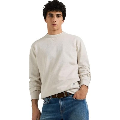 блуза,мъжки,пуловери,pepe,jeans,jasper,melange,sweatshirt,beige,(ivory,white)