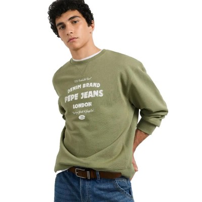 блуза,мъжки,пуловери,pepe,jeans,jaxon,sweatshirt,green,(washed,army,green)