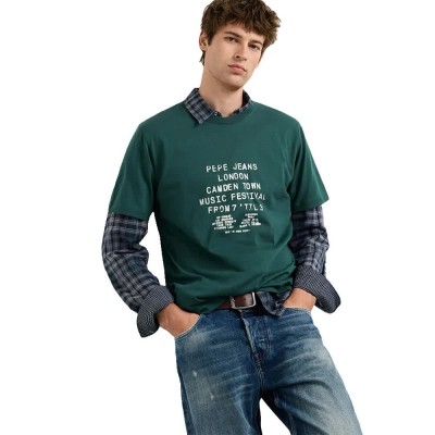 тениска,мъжки,тениски,дамски,тениски,pepe,jeans,jean,short,sleeve,t,shirt,green,(richmond,green)