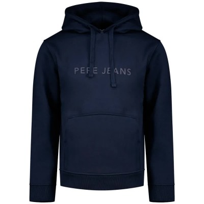 суичър,мъжки,пуловери,pepe,jeans,jefferson,big,logo,hoodie,blue,(dulwich,blue)