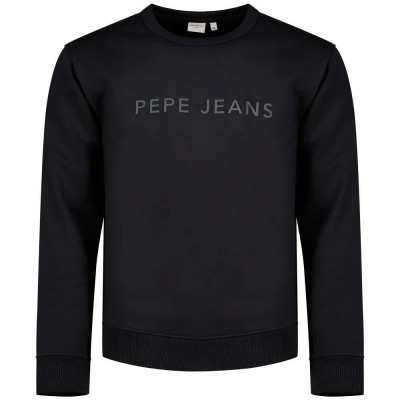 блуза,мъжки,пуловери,pepe,jeans,jefferson,big,logo,sweatshirt,black