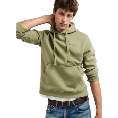 суичър,мъжки,пуловери,pepe,jeans,jefferson,hoodie,green,(washed,army,green)