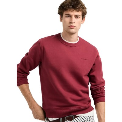 блуза,мъжки,пуловери,pepe,jeans,jefferson,sweatshirt,red,(ruby,wine,red)