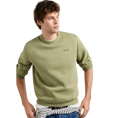 блуза,мъжки,пуловери,pepe,jeans,jefferson,sweatshirt,green,(washed,army,green)
