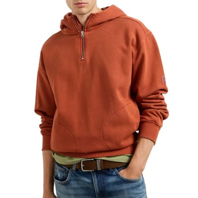 суичър,мъжки,пуловери,pepe,jeans,johannes,hoodie,orange,(dk,rust,orange)