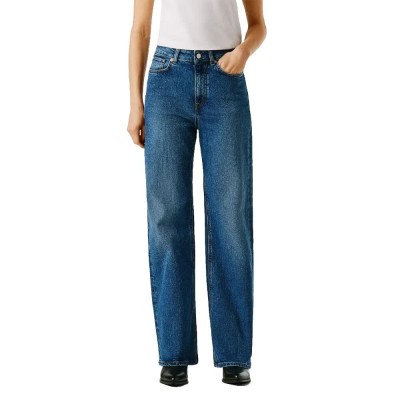 мъжки,панталони,дамски,панталони,pepe,jeans,lexa,straight,fit,high,waist,jeans,blue,(denim,faded,medium,indigo)
