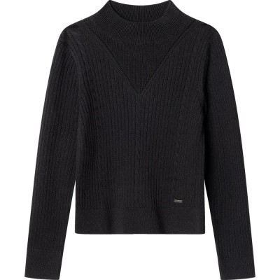 блуза,мъжки,пуловери,дамски,пуловери,pepe,jeans,marla,high,neck,sweater,black,(black)