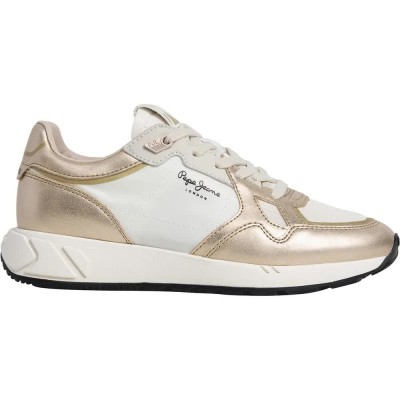 маратонки,мъжки,маратонки,дамски,маратонки,pepe,jeans,marlon,flash,trainers,white,golden,(gold)