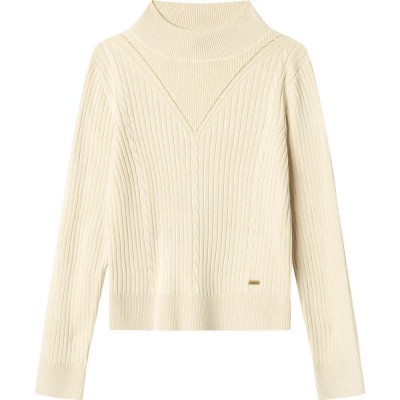 блуза,мъжки,пуловери,дамски,пуловери,pepe,jeans,marla,high,neck,sweater,beige,(canvas,white)