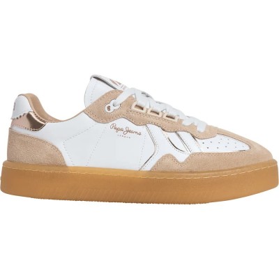 маратонки,мъжки,маратонки,дамски,маратонки,pepe,jeans,maya,contour,trainers,white,(bare,beige)