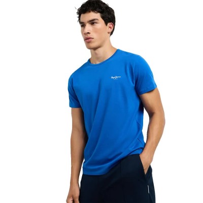 тениска,мъжки,тениски,дамски,тениски,pepe,jeans,pjl73,original,basic,3n,short,sleeve,t,shirt,blue,(electric,blue)