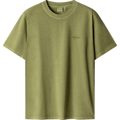 тениска,мъжки,тениски,дамски,тениски,pepe,jeans,portobello,short,sleeve,t,shirt,green,(washed,army,green)