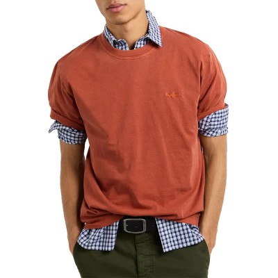 тениска,мъжки,тениски,дамски,тениски,pepe,jeans,portobello,short,sleeve,t,shirt,orange,(dk,rust,orange)