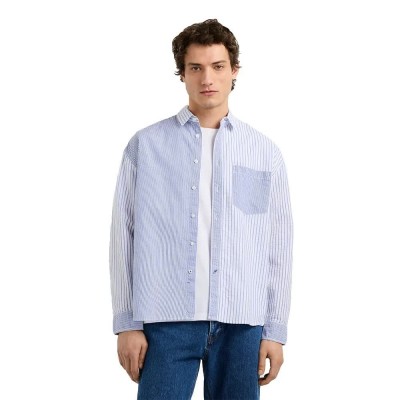 риза,с,дълъг,ръкав,дамски,ризи,мъжки,ризи,pepe,jeans,roma,long,sleeve,shirt,blue,(bleach,blue)