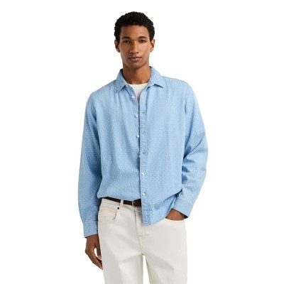 риза,с,дълъг,ръкав,дамски,ризи,мъжки,ризи,pepe,jeans,riancho,long,sleeve,shirt,blue,(light,blue)