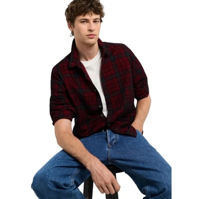 риза,с,дълъг,ръкав,дамски,ризи,мъжки,ризи,pepe,jeans,reading,long,sleeve,shirt,red,(winter,red)