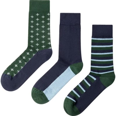 чорапи,мъжки,чорапи,дамски,чорапи,pepe,jeans,snowflake,crew,socks,3,pairs,green,blue,(richmond,green)