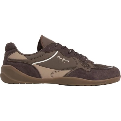 маратонки,мъжки,маратонки,дамски,маратонки,pepe,jeans,savile,racer,trainers,brown,(bark,brown)