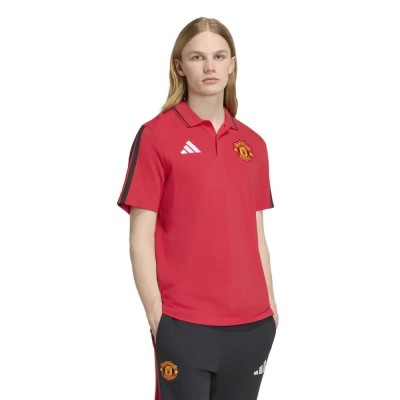 дамски,блузи,с,яка,мъжки,блузи,с,яка,adidas,manchester,united,dna,short,sleeve,polo,red,(mufc,red)