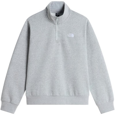 блуза,дамски,блузи,the,north,face,evolution,simple,dome,half,zip,sweatshirt,grey,(tnf,pale,grey,heather)