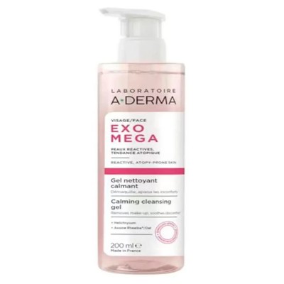 козметика,за,почистване,a,derma,exomega,200ml,cleansing,gel,clear