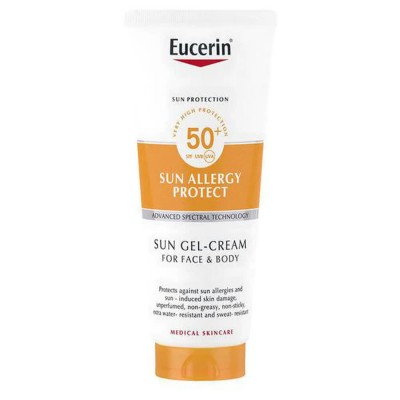 козметика,за,защита,от,слънце,eucerin,allergy,protect,spf50,200ml,sunscreen,white