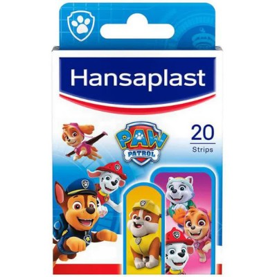 хигиена,тяло,hansaplast,paw,patrol,20,units,band,aids,multicolor