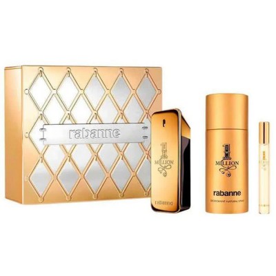 мъжки,парфюми,paco,rabanne,1,million,set,260ml,eau,de,toilette,golden