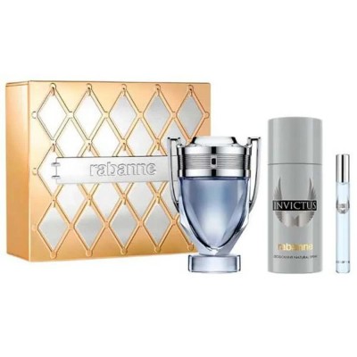 мъжки,парфюми,paco,rabanne,invictus,set,260ml,eau,de,toilette,golden